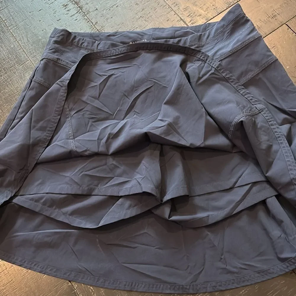 Athleta All Day Skort June All Day Short Navy Blue Size 10 Athletic Tennis Skirt